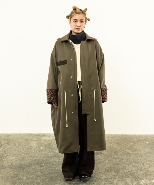 masterkey(マスターキー)の「masterkey マスターキー / ANARCHY アナーキー モッズコート / MK24A-O-12(モッズコート・メンズ・カーキ/ブラック・FREE)」の10枚目の写真