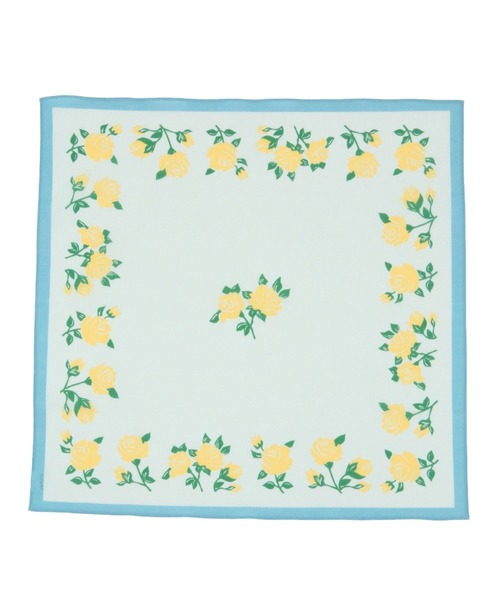 LEPSIM（レプシィム）の「【アデリアレトロ】ハンカチ　189363（ハンカチ/ハンドタオル・レディース・ライトグリーン/オレンジ/ブルー・ONE SIZE）」の11枚目の写真