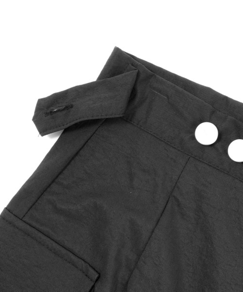 Figments(フィグメンツ)の「カーゴミニスカート(スカート・レディース・グレー/ブラック・FREE)」の10枚目の写真