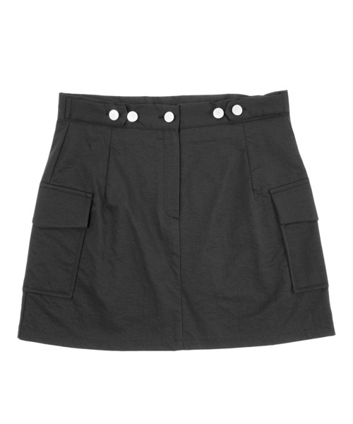 Figments(フィグメンツ)の「カーゴミニスカート(スカート・レディース・グレー/ブラック・FREE)」の13枚目の写真