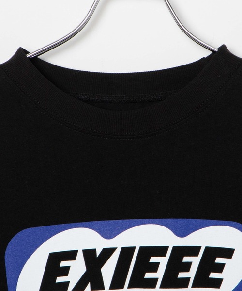 EXIEEE（イグジー）の「チェッカーフラグスリーブロンＴ（Tシャツ/カットソー・レディース・ブラック/ホワイト・MEDIUM/SMALL/LARGE）」の17枚目の写真