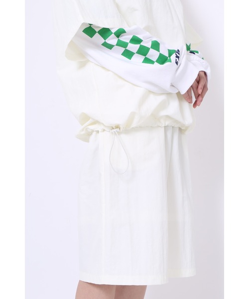 EXIEEE（イグジー）の「チェッカーフラグスリーブロンＴ（Tシャツ/カットソー・レディース・ブラック/ホワイト・MEDIUM/SMALL/LARGE）」の4枚目の写真