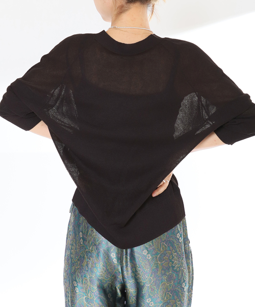 VERMEIL par iena（ヴェルメイユパーイエナ）の「シアーニット Vネック