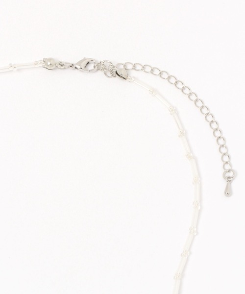 LOWRYS FARM（ローリーズファーム）の「ビーズリボンネックレス　 906298（ネックレス・レディース・その他・FREE）」の3枚目の写真