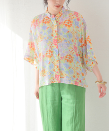 mii(ミー)の「【Mii / ミイ】PRINTED SHORT SLEEVE SHIRT:シャツ(シャツ/ブラウス)」
