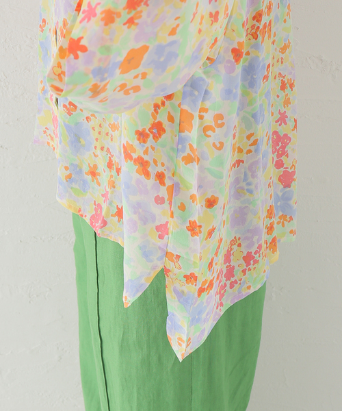 mii（ミー）の「【Mii / ミイ】PRINTED SHORT SLEEVE SHIRT：シャツ（シャツ/ブラウス・レディース・アイボリー・SMALL）」の13枚目の写真
