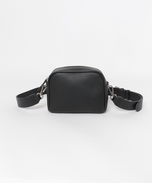 URBAN RESEARCH DOORS（アーバンリサーチドアーズ）の「2WAYスクエアショルダーミニバッグ（ショルダーバッグ・レディース・ブラック/イエロー系その他/シルバー・-）」の11枚目の写真