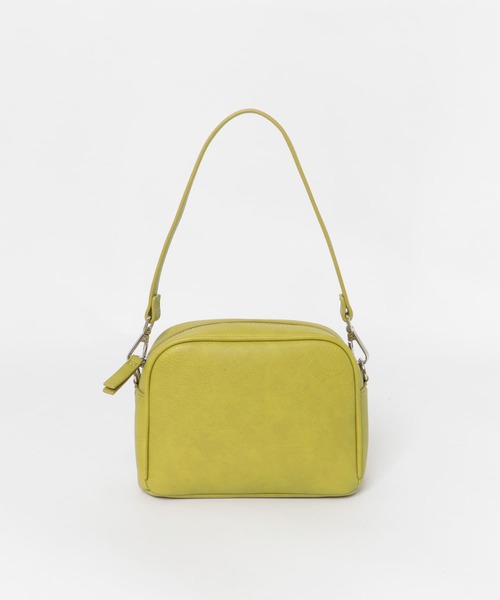 URBAN RESEARCH DOORS（アーバンリサーチドアーズ）の「2WAYスクエアショルダーミニバッグ（ショルダーバッグ・レディース・ブラック/イエロー系その他/シルバー・-）」の15枚目の写真