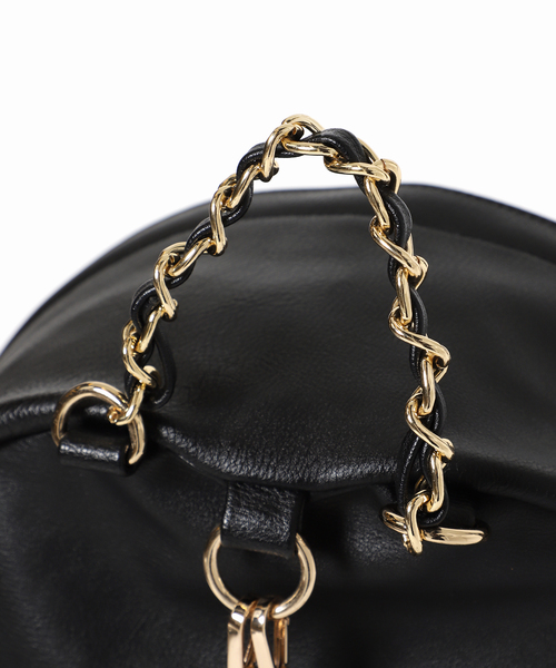 SLOBE IENA(スローブイエナ)の「《WEB限定/追加2》【OUTDOOR / アウトドア】SLOBE別注チェーンリュック(バックパック/リュック・レディース・ブラック・FREE)」の5枚目の写真