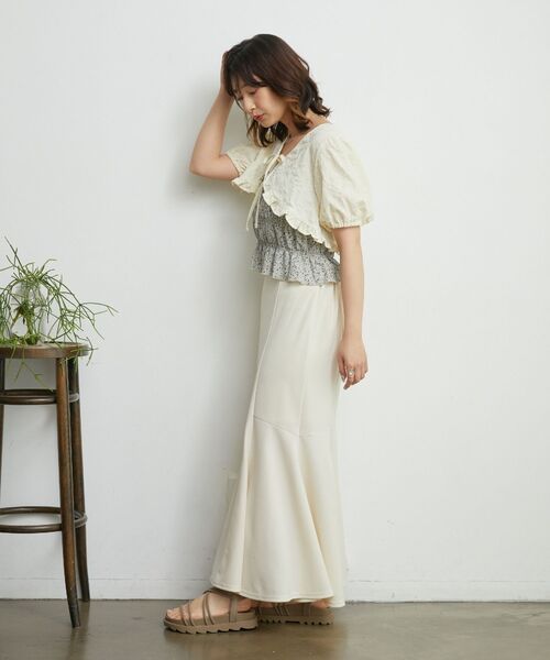 RETRO GIRL(レトロガール)の「ボレロSET花柄ビスチェ(シャツ/ブラウス・レディース・グレー系その他/ブラック系その他/イエロー系その他・FREE)」の5枚目の写真