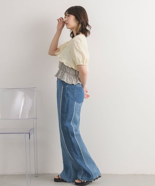 RETRO GIRL(レトロガール)の「ボレロSET花柄ビスチェ(シャツ/ブラウス・レディース・グレー系その他/ブラック系その他/イエロー系その他・FREE)」の9枚目の写真