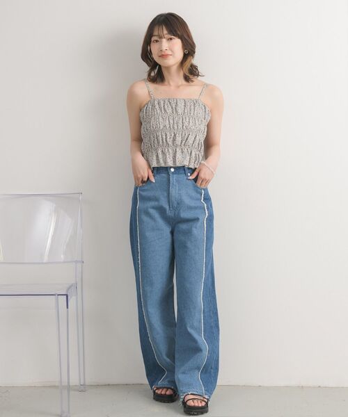 RETRO GIRL(レトロガール)の「ボレロSET花柄ビスチェ(シャツ/ブラウス・レディース・グレー系その他/ブラック系その他/イエロー系その他・FREE)」の10枚目の写真
