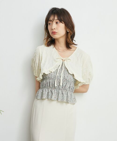 RETRO GIRL(レトロガール)の「ボレロSET花柄ビスチェ(シャツ/ブラウス・レディース・グレー系その他/ブラック系その他/イエロー系その他・FREE)」の14枚目の写真