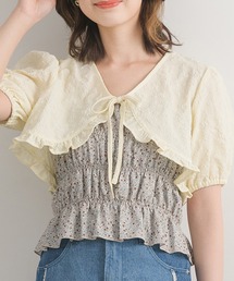 ボレロSET花柄ビスチェ
