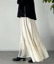 un dix cors | ギザギザ切替ロングスカート(スカート)