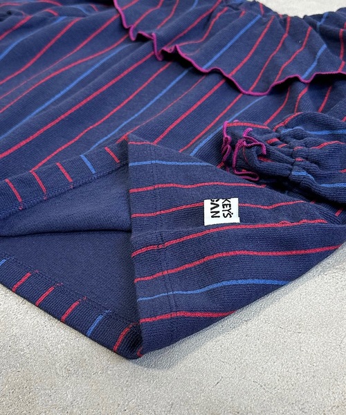 HOGAN RANCH WEAR（ホーガンランチウエア）の「ソウガラパイルビックカラーカットソー（80～150cm）（Tシャツ/カットソー・キッズ・クリーム/オレンジ/ネイビー・100/140/150/130/90/120/80/110）」の9枚目の写真