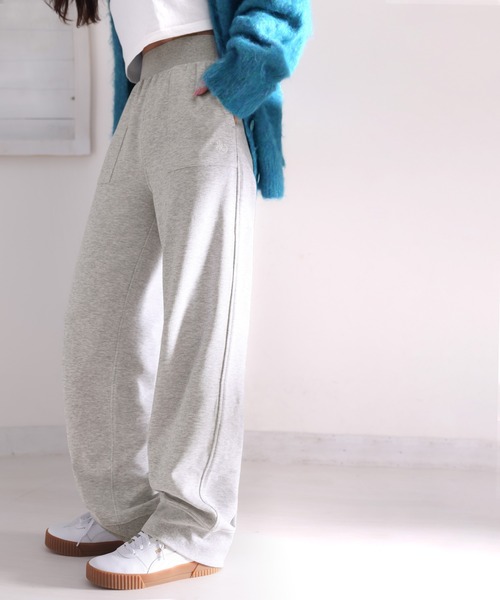 Java(ジャバ)の「《Javaジャバコラボ》スポーティカジュアルを極めろ。JAVA刺繍入りスウェットパンツ(スウェットパンツ・レディース・グレー/アイボリー/ブラック・X-LARGE/SMALL/LARGE/MEDIUM)」の11枚目の写真