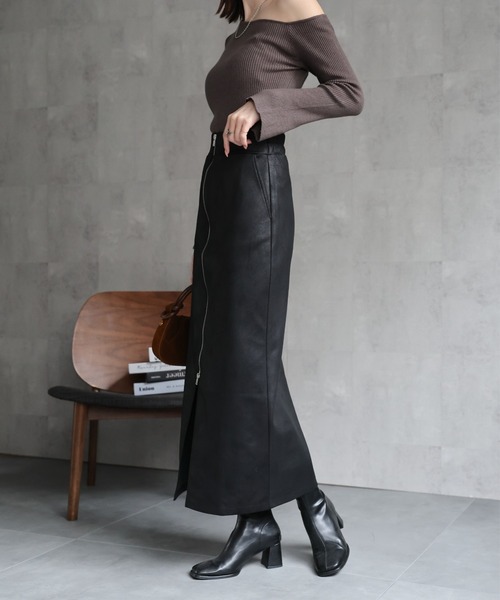 90s Yves Saint Laurent 日本製 レース スカート N866 ya-00028_4.jpg