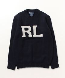 ポロ ラルフローレン Polo インターシャ ニット グレー S POLO RALPH LAUREN 送料無料 ポロ ラルフローレン セーター
