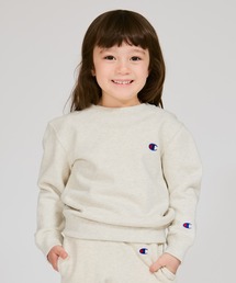 Champion（チャンピオン）の「【Champion/チャンピオン】キッズ ベーシック クルーネックスウェットシャツ（スウェット・キッズ）」