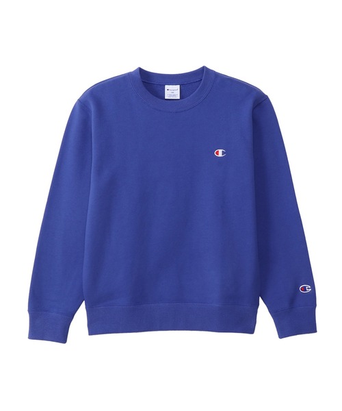 Champion（チャンピオン）の「【Champion/チャンピオン】キッズ ベーシック クルーネックスウェットシャツ（スウェット・キッズ・ネイビー/グレー/ダークグリーン/オートミール/ブラック/バーガンディー/ブルー/ダークパープル/オレンジ系その他・150/120/160/140/100/110/130）」の6枚目の写真