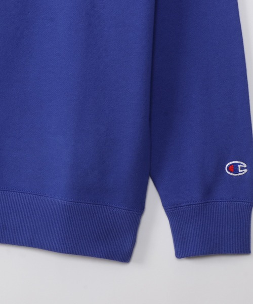 Champion（チャンピオン）の「【Champion/チャンピオン】キッズ ベーシック クルーネックスウェットシャツ（スウェット・キッズ・ネイビー/グレー/ダークグリーン/オートミール/ブラック/バーガンディー/ブルー/ダークパープル/オレンジ系その他・150/120/160/140/100/110/130）」の10枚目の写真