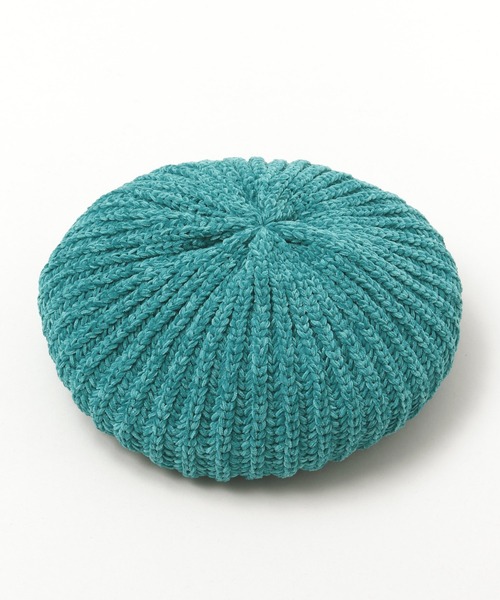 チャイハネ（チャイハネ）の「【チャイハネ】シェニルニットベレー（ハンチング/ベレー帽・レディース・ブラック/グレー/ネイビー/オレンジ/ターコイズブルー/ベージュ/パープル・FREE）」の5枚目の写真