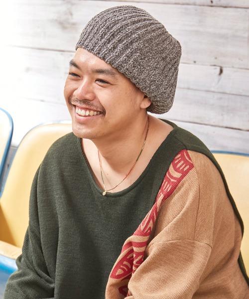 チャイハネ（チャイハネ）の「【チャイハネ】シェニルニットベレー（ハンチング/ベレー帽・レディース・ブラック/グレー/ネイビー/オレンジ/ターコイズブルー/ベージュ/パープル・FREE）」の19枚目の写真