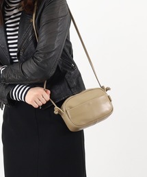 COOCO（クーコ）の「シープレザーラウンド型ミニショルダーバッグ（ショルダーバッグ）」
