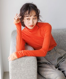 niko and... | 袖レイヤーシアータートルプルオーバー(Tシャツ/カットソー)