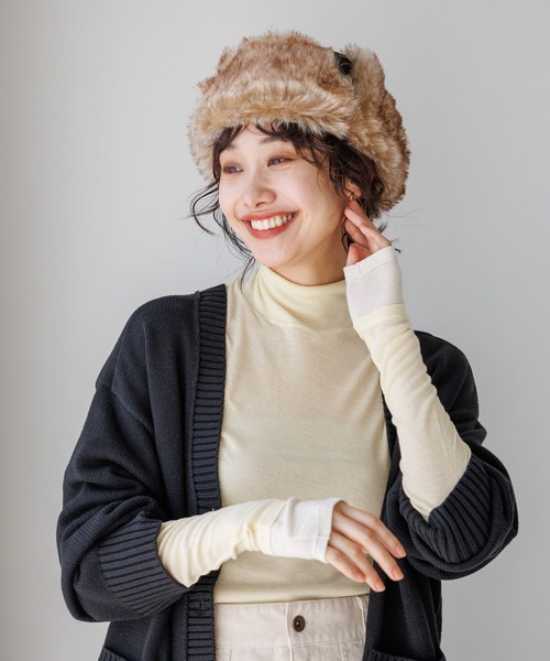 niko and...（ニコアンド）の「袖レイヤーシアータートルプルオーバー（Tシャツ/カットソー・レディース・オフホワイト/レッド/ブラック/イエロー・MEDIUM/LARGE）」の12枚目の写真