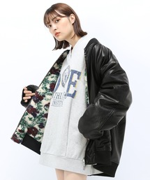 Anui | 【TGC teen 着用アイテム/UNISEX】リバーシブルボアブルゾン(ブルゾン)