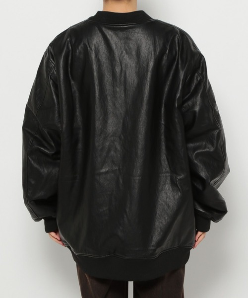 UNISEX/2サイズ展開】リバーシブルボアブルゾン（ブルゾン