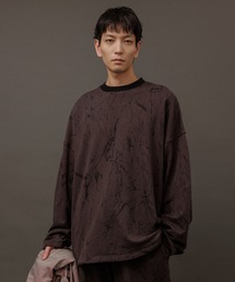 【WEB限定】ダンスプラクティス スプラッシュブリーチ ルーズ クルーネック スウェット / 裏毛 / K-POP / セットアップ / ユニセックス