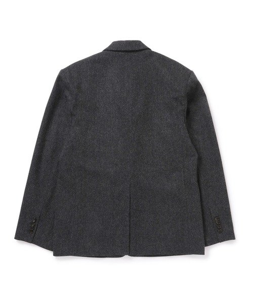 M TO R（ムウトアール）の「［JACKET］SUSTAINABLE 3BUTTON TWEED IVY JACKET（テーラードジャケット・レディース・ベージュ/チャコールグレー・40/38）」の17枚目の写真