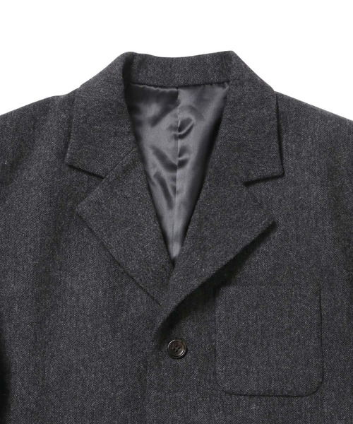 M TO R（ムウトアール）の「［JACKET］SUSTAINABLE 3BUTTON TWEED IVY JACKET（テーラードジャケット・レディース・ベージュ/チャコールグレー・40/38）」の18枚目の写真