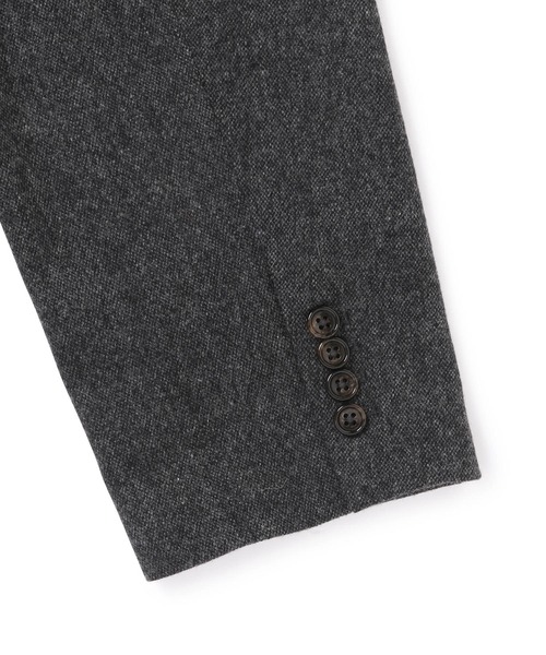 M TO R（ムウトアール）の「［JACKET］SUSTAINABLE 3BUTTON TWEED IVY JACKET（テーラードジャケット・レディース・ベージュ/チャコールグレー・40/38）」の22枚目の写真
