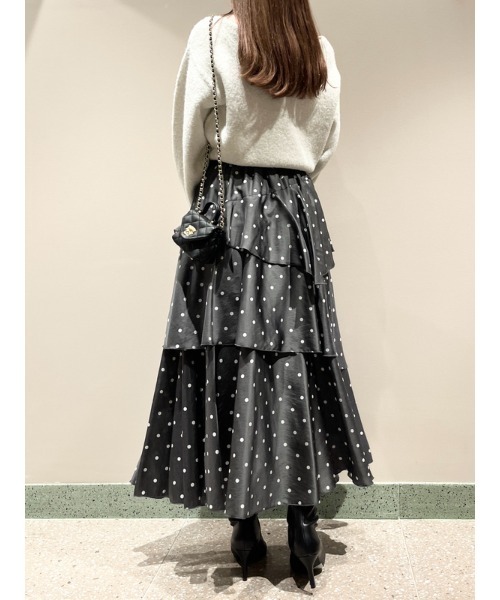 SNIDEL（スナイデル）の「アシメティアードスカート（スカート）」 - WEAR