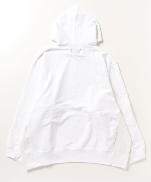 WEYEP（ウィエップ）の「WEYEP/side and under sleeve parka（パーカー・メンズ・ホワイト/スミクロ・FREE）」の11枚目の写真