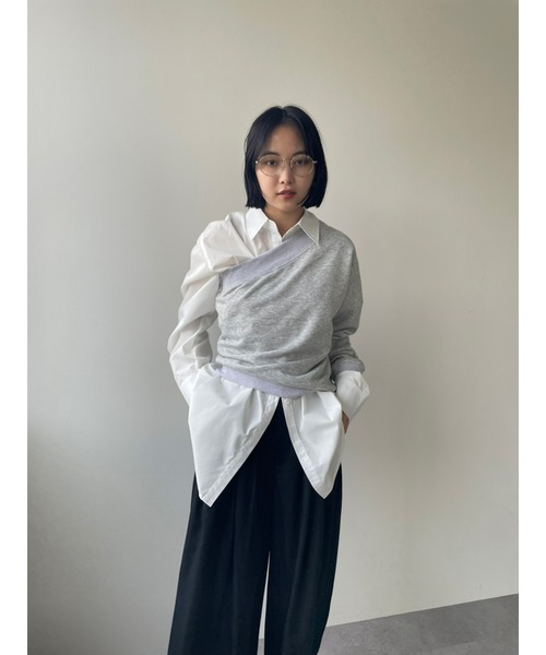 HANNE(アン)の「ワンショルダースウェット(スウェット・レディース・ブラック/グレー・FREE)」の17枚目の写真