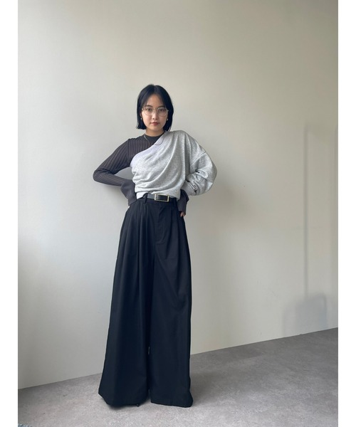 HANNE(アン)の「ワンショルダースウェット(スウェット・レディース・ブラック/グレー・FREE)」の20枚目の写真