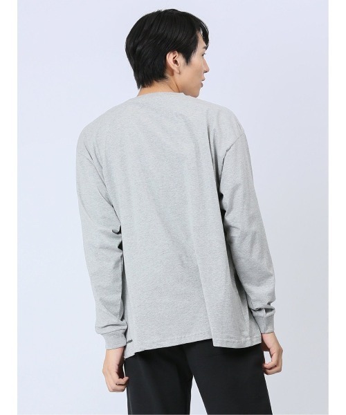 mihns closet(ミンズクローゼット)の「【WEB限定販売】ミンズクローゼット/mihns closetモノトーンプリント クルー長袖Tシャツ(Tシャツ/カットソー・メンズ・ライトグレー/ブラック/ホワイト・X-LARGE/LARGE/MEDIUM)」の16枚目の写真