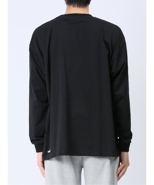 mihns closet(ミンズクローゼット)の「【WEB限定販売】ミンズクローゼット/mihns closetモノトーンプリント クルー長袖Tシャツ(Tシャツ/カットソー・メンズ・ライトグレー/ブラック/ホワイト・X-LARGE/LARGE/MEDIUM)」の11枚目の写真