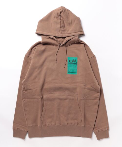 X-girl(エックスガール)の「【X-girl /エックスガール】 WORDS FACE SWEAT HOODIE(パーカー・レディース・グレー/チャコールグレー/ブラウン・M/L)」の3枚目の写真