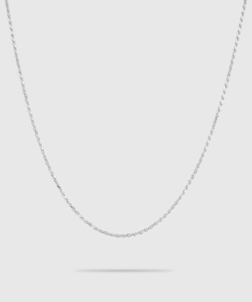 ISOLATION(アイソレーション)の「【ISOLATION / アイソレーション】Silver925 French Rope Chain Necklace/ フレンチロープチェーンネックレス(ネックレス・レディース・シルバー・45cm/40cm)」の10枚目の写真