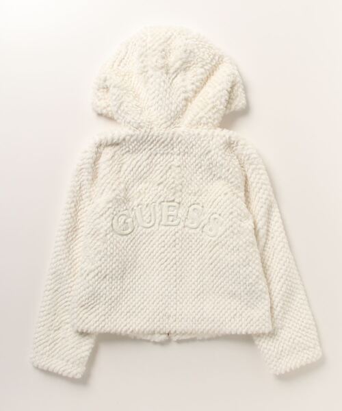 Guess（ゲス）の「Theoline Faux-Fur Hooded Jacket（ブルゾン・レディース・ブラック/クリーム・X-SMALL/SMALL/MEDIUM）」の15枚目の写真
