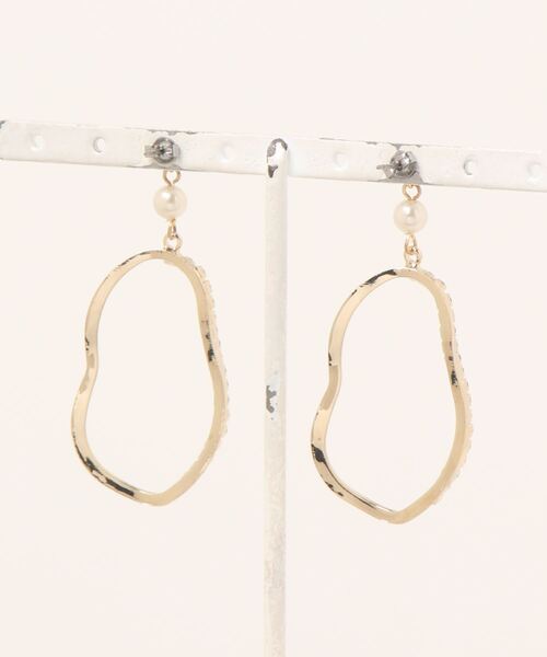 Dorry Doll（ドリードール）の「ビジューループピアス（ピアス（両耳用）・レディース・ゴールド/シルバー・FREE）」の6枚目の写真