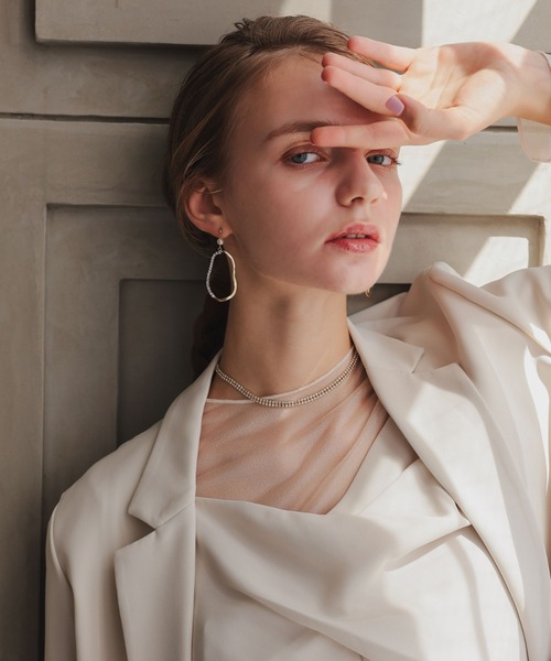 Dorry Doll（ドリードール）の「ビジューループピアス（ピアス（両耳用）・レディース・ゴールド/シルバー・FREE）」の10枚目の写真