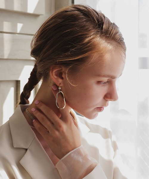 Dorry Doll（ドリードール）の「ビジューループピアス（ピアス（両耳用）・レディース・ゴールド/シルバー・FREE）」の11枚目の写真