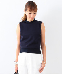 Ray BEAMS | Ray BEAMS / ミラノリブ ハイネック ノースリーブ トップス(Tシャツ/カットソー)